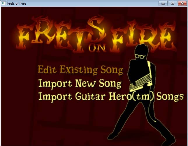 Frets on fire style